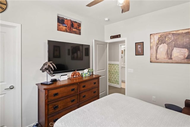 26957 Winding Trail Ct, Valencia, CA 91381 - bedroom featuring a ceiling fan