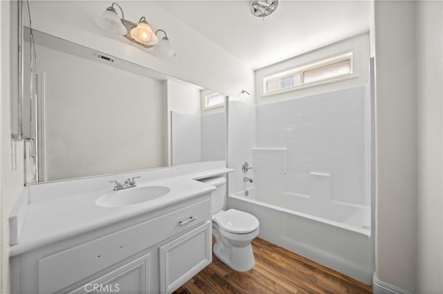 40225 Watford Way, Palmdale, CA 93551 - bathroom featuring vanity, wood finished floors, and  shower combination