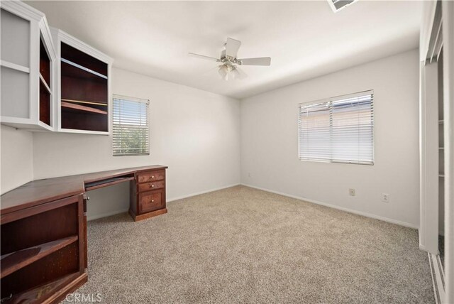 40225 Watford Way, Palmdale, CA 93551 - unfurnished office featuring carpet floors and a ceiling fan