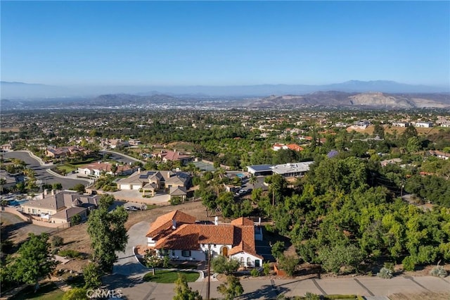 4368 Crown Ranch Rd, Corona, CA 92881 - aerial view of residential area featuring a mountain backdrop