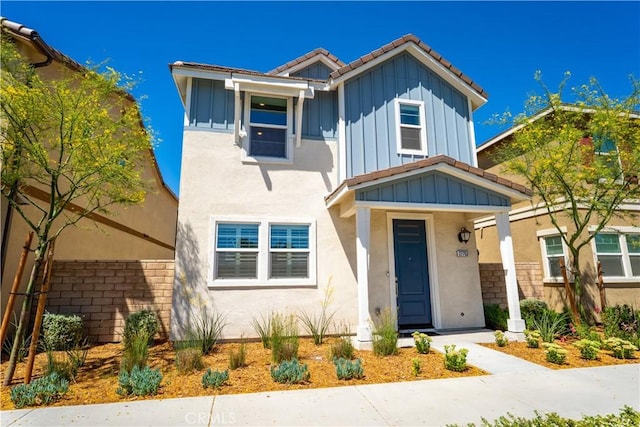 27753 Dyer Way, Canyon Country, CA 91387 - view of front of property with board and batten siding and stucco siding