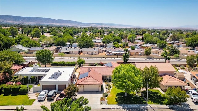 42903 Normandy Ln, Lancaster, CA 93536 - aerial view of residential area featuring a mountain backdrop