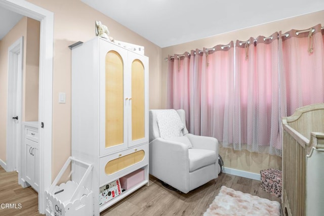 20224 Cohasset St Unit 12, Winnetka, CA 91306 - living area featuring wood finished floors and baseboards