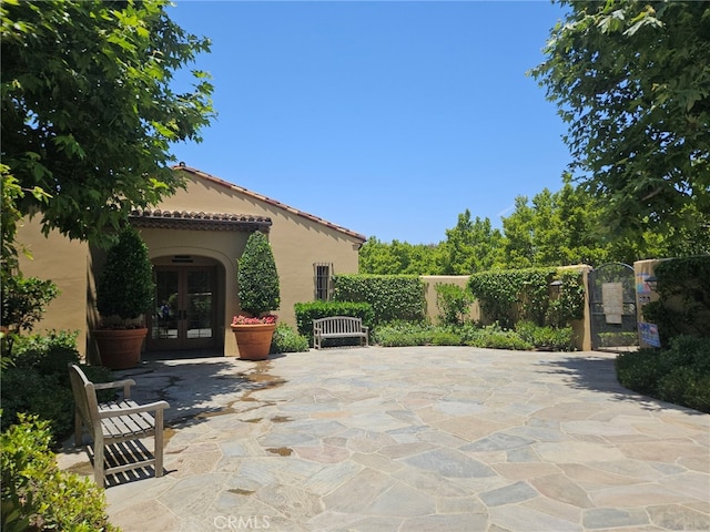 2 Tarascon, Newport Coast, CA 92657 - view of patio / terrace with french doors