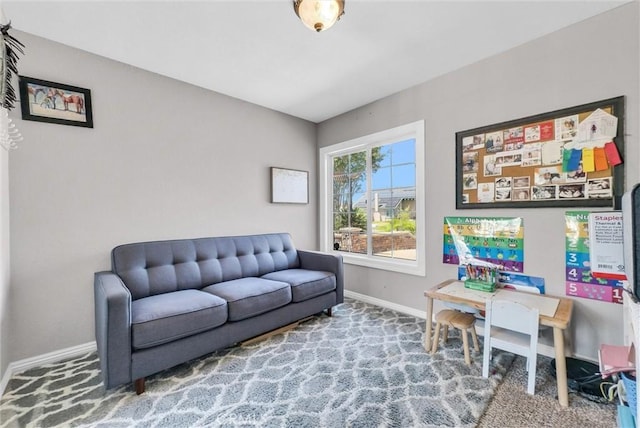 1232 Palos Verde Dr, Corona, CA 92878 - sitting room featuring baseboards and carpet