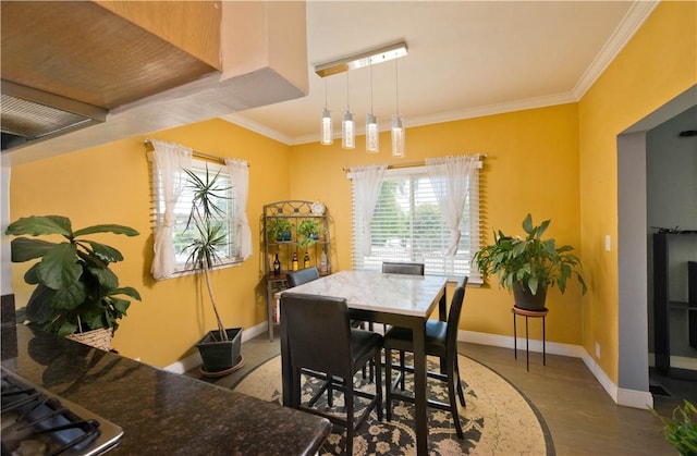 13520 Fenton Ave, Sylmar, CA 91342 - dining room featuring crown molding and wood finished floors