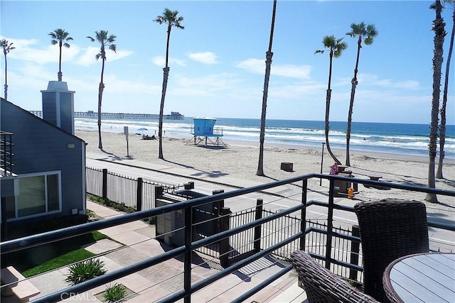 804 N The Strand Unit 7, Oceanside, CA 92054 - water view featuring nearby beach
