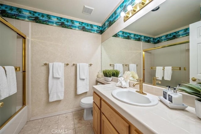 534 Misty View Way, Nipomo, CA 93444 - bathroom featuring vanity, tile patterned floors, and bath / shower combo with glass door