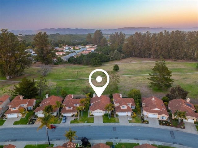 534 Misty View Way, Nipomo, CA 93444 - aerial view of property's location with a mountain backdrop and nearby suburban area