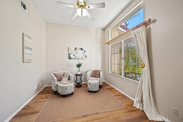 534 Misty View Way, Nipomo, CA 93444 - living area with wood finished floors and ceiling fan