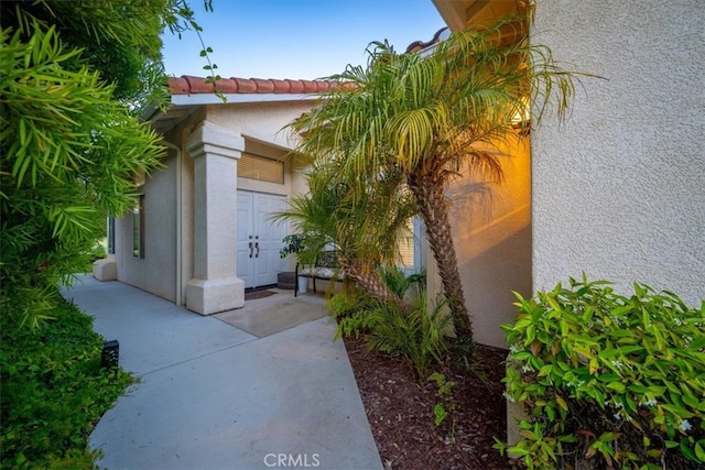 534 Misty View Way, Nipomo, CA 93444 - doorway to property featuring stucco siding