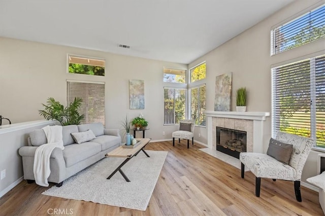 534 Misty View Way, Nipomo, CA 93444 - living room with wood finished floors and a fireplace