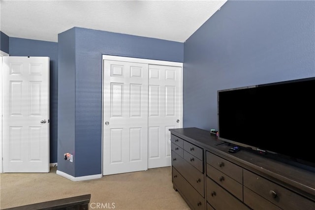 4735 Cassiope Ct, Hemet, CA 92545 - unfurnished bedroom featuring light colored carpet and a closet