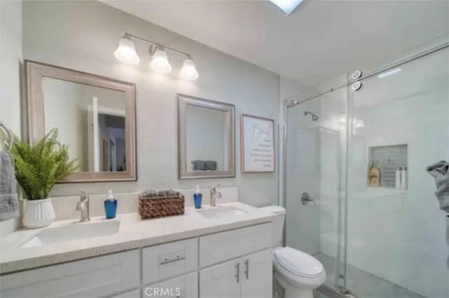 4213 Lonnie St, Oceanside, CA 92056 - full bathroom featuring a stall shower and double vanity