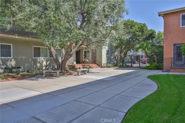 1030 E 2nd St Unit 7, Long Beach, CA 90802 - view of swimming pool featuring a patio and a gate