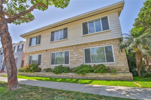 1030 E 2nd St Unit 7, Long Beach, CA 90802 - view of front of home with stone siding