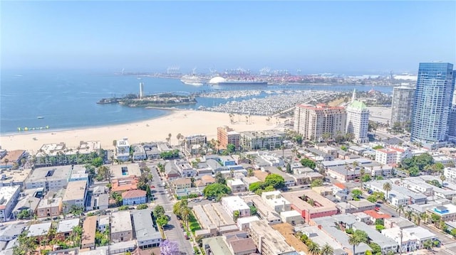 1030 E 2nd St Unit 7, Long Beach, CA 90802 - aerial view of property and surrounding area with a large body of water and nearby urban area