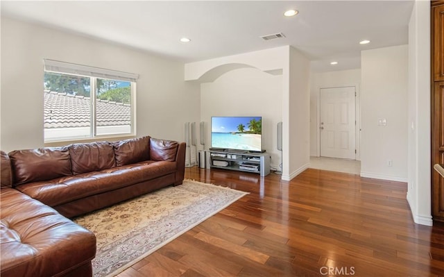 6966 Crest Rd, Rancho Palos Verdes, CA 90275 - living room with recessed lighting and wood finished floors