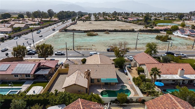 43922 Warner Trl, Palm Desert, CA 92211 - aerial perspective of suburban area featuring a water and mountain view
