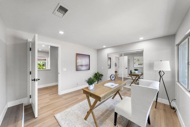 6082 Highland Ave, Yorba Linda, CA 92886 - office space with light wood-style floors and recessed lighting
