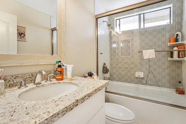 3931 Cottonwood Grove Trl, Calabasas, CA 91301 - bathroom featuring vanity and combined bath / shower with glass door