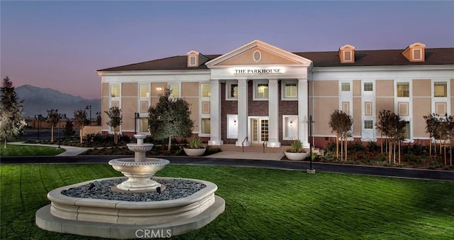 5073 S Mccleve Way W, Ontario, CA 91762 - property at dusk with a mountain view
