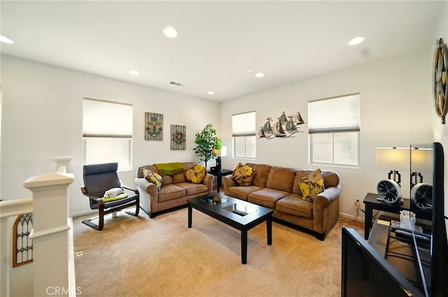 5073 S Mccleve Way W, Ontario, CA 91762 - living area with light colored carpet and recessed lighting