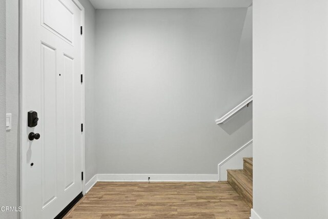 623 W Foothill Blvd Unit 43, Glendora, CA 91741 - foyer featuring wood finished floors and stairway