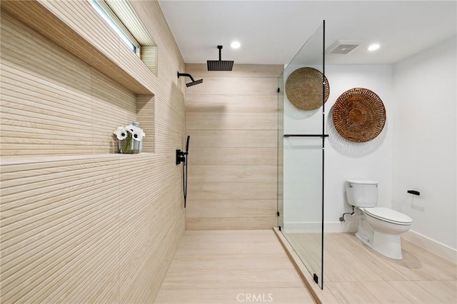 8840 Valjean Ave, North Hills, CA 91343 - bathroom with a tile shower and recessed lighting