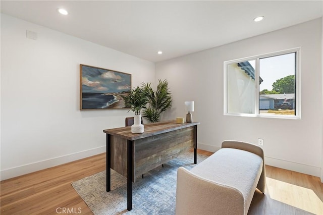8840 Valjean Ave, North Hills, CA 91343 - office featuring light wood-style floors and recessed lighting