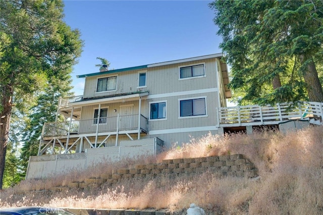 25389 Oak Glen Rd, Twin Peaks, CA 92391 - back of house