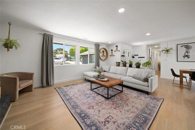 450 Pecan St, Arroyo Grande, CA 93420 - living area featuring recessed lighting and light wood-style floors