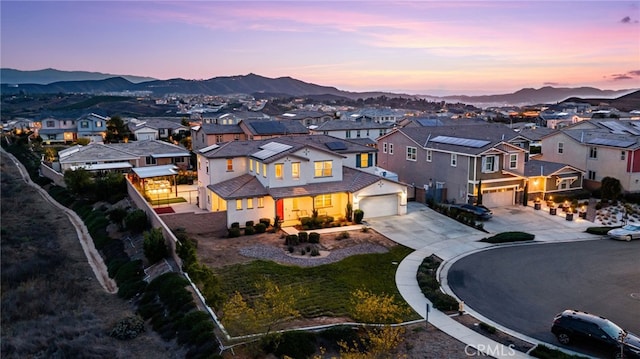16671 Zest Ct, Riverside, CA 92503 - aerial perspective of suburban area featuring mountains