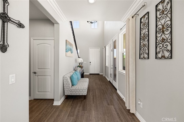 16671 Zest Ct, Riverside, CA 92503 - foyer featuring dark wood-style floors
