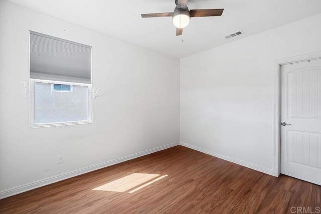 1837 Ashley Ave, Chula Vista, CA 91913 - empty room featuring wood finished floors and ceiling fan