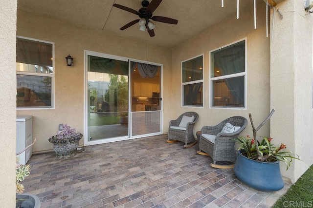 1837 Ashley Ave, Chula Vista, CA 91913 - view of patio with ceiling fan
