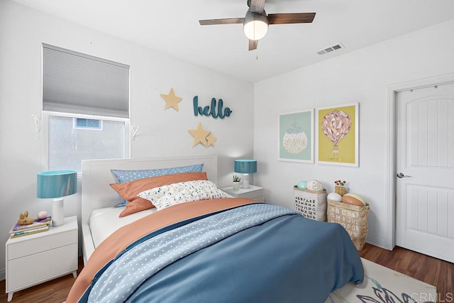 1837 Ashley Ave, Chula Vista, CA 91913 - bedroom featuring wood finished floors and a ceiling fan