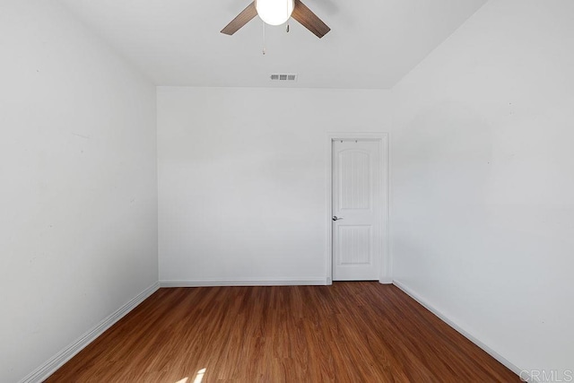 1837 Ashley Ave, Chula Vista, CA 91913 - unfurnished room with wood finished floors and ceiling fan