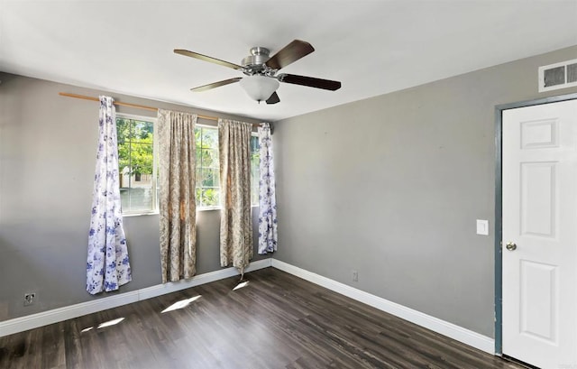 2045 W Clover Ave, Anaheim, CA 92801 - unfurnished room with a ceiling fan and wood finished floors