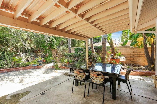 2045 W Clover Ave, Anaheim, CA 92801 - fenced backyard featuring a patio and outdoor dining space