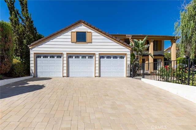 22074 Cedardale Dr, Diamond Bar, CA 91765 - view of front facade featuring decorative driveway and a tiled roof