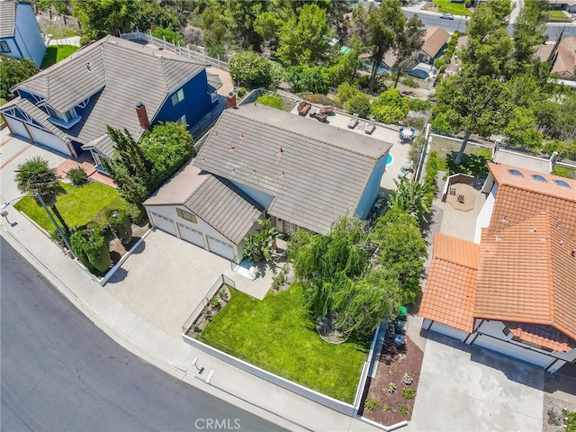22074 Cedardale Dr, Diamond Bar, CA 91765 - view from above of property