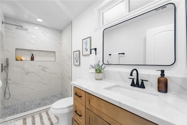9554 Bickley Dr Unit 8, Huntington Beach, CA 92646 - full bath featuring vanity and a marble finish shower