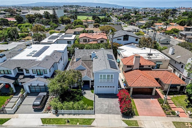 1310 Gates Ave, Manhattan Beach, CA 90266 - aerial perspective of suburban area featuring a mountain backdrop