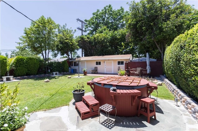 6843 Penfield Ave, Winnetka, CA 91306 - view of patio / terrace with an outbuilding