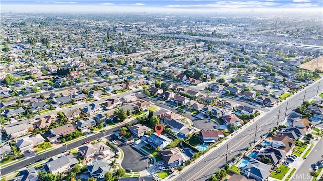 1780 N Mockingbird Pl, Orange, CA 92867 - aerial overview of property's location with nearby suburban area