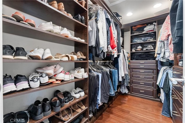 1780 N Mockingbird Pl, Orange, CA 92867 - walk in closet with wood finished floors
