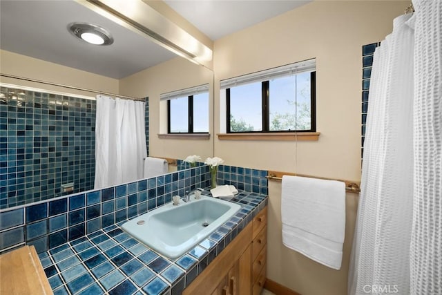 1505 Tiffany Ranch Rd, Arroyo Grande, CA 93420 - full bathroom featuring vanity and a shower with curtain