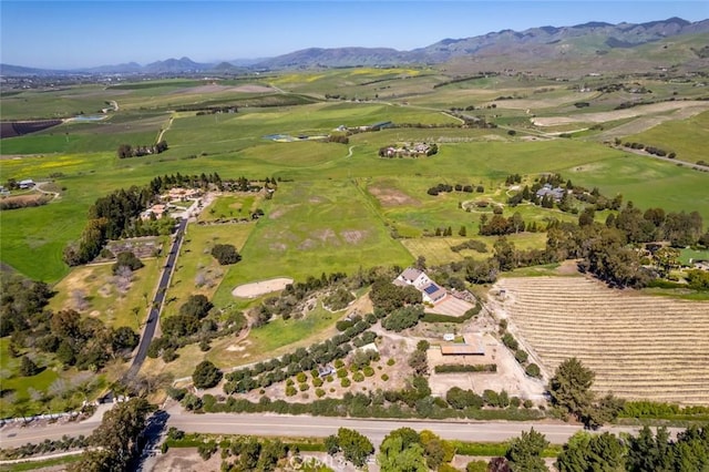 1505 Tiffany Ranch Rd, Arroyo Grande, CA 93420 - aerial view of property and surrounding area featuring rural landscape and a mountain backdrop