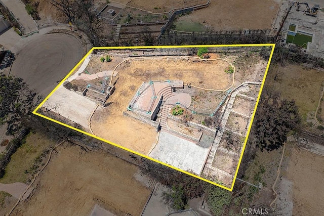 15475 Albright St, Pacific Palisades, CA 90272 - aerial overview of property's location with property parcel outlined